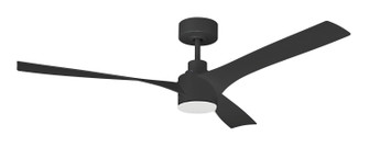 Phoebe 52'' 3-Blade In/Out Damp Fan 52'' Ceiling Fan in Flat Black (46|PHB52FB3)