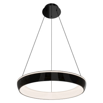 Ringwall LED Pendant in Black Chrome (34|PD402633-BC)