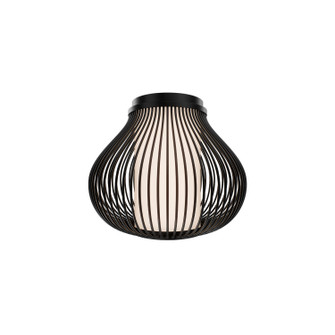Poppin LED Outdoor Flush Mount in Black (34|FMW706616-BK)