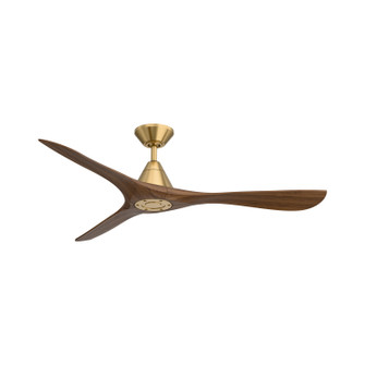 Carve 60'' Ceiling Fan in Soft Brass/Distressed Koa (441|FR-D2504-60-SB/DK)