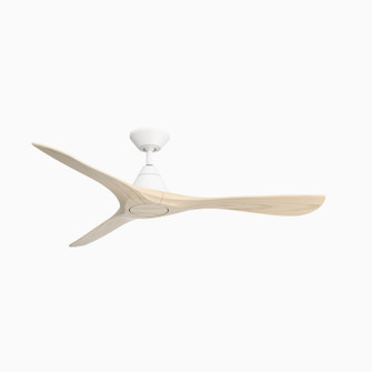 Carve 60'' Ceiling Fan in Matte White/White Oak (441|FR-D2504-60-MW/WO)