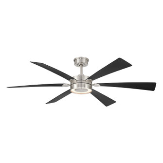 Brenix 60'' Ceiling Fan in Brushed Nickel (15|F773L-BN/CL)