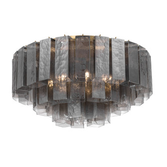 Torvento Seven Light Flush Mount in Legacy Brass (29|N3145-GS-732)