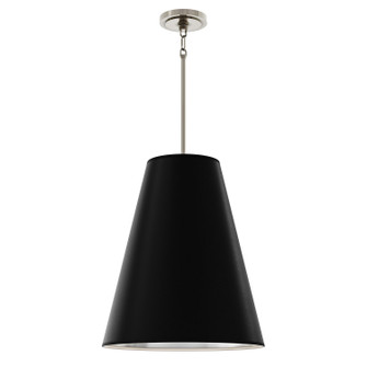 Chrissy Four Light Pendant in Matte Obsidian, Silver Painted w/Polished Nickel (165|S494MOS)