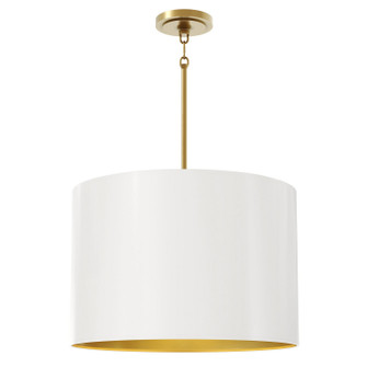 Jack Four Light Pendant in Matte Gold Interior w/Modern Brass (165|496MDY)