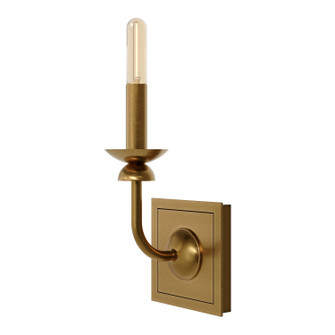 William One Light Wall Sconce in Lacquered Burnished Brass (165|273)