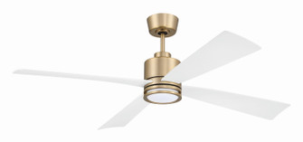 Rhett 52'' 4-Blade In/OutFan Damp Rated 52'' Ceiling Fan in Satin Brass (46|RHT52SB4)