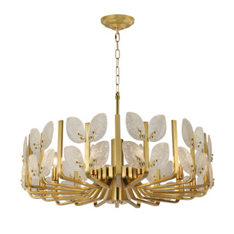 Brass Tax 11 Light Chandelier in Satin Brass (137|577C11SB)