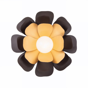 Botanic Panic One Light Wall or Flush Mount in Dark Bronze / French Gold (137|567W01DBFG)