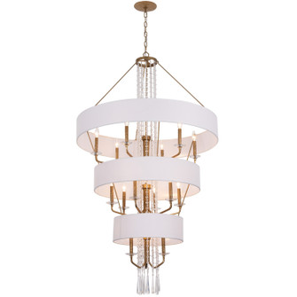 Barcelona 15 Light Pendant in Brass Kisser (137|270P15BK)