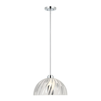 Chroman Empire One Light Pendant in Chrome (137|1070P01LCH)