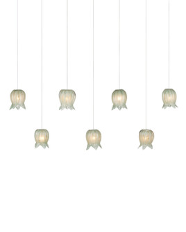 Polpo Seven Light Pendant in Green/Silver (142|9000-1402)