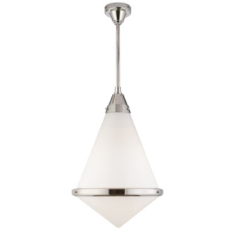 Gale One Light Pendant in Polished Nickel (268|TOB 5157PN-WG)