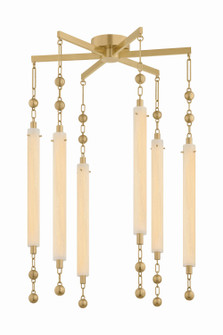 Parigi LED Chandelier in Vintage Brass (68|568-28-VB)