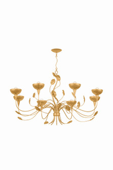 Innsbruck Eight Light Chandelier in Vintage Gold Leaf (68|566-52-VGL)