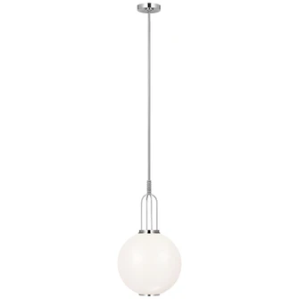 Meir LED Pendant in Polished Nickel (268|MF 5225PN-WG)