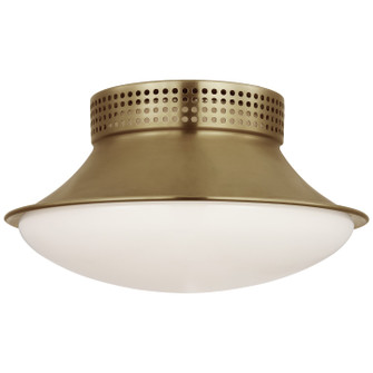 Precision LED Flush Mount in Antique-Burnished Brass (268|KW 4057AB-WG)