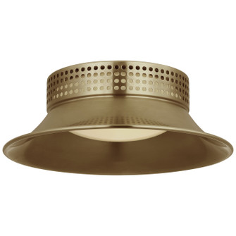 Precision LED Flush Mount in Antique-Burnished Brass (268|KW 4054AB-WG)