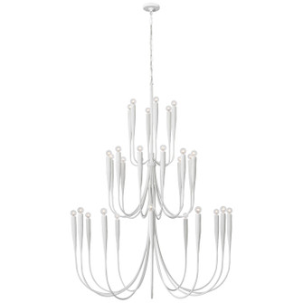 Acadia LED Chandelier in Plaster White (268|JN 5074PW)