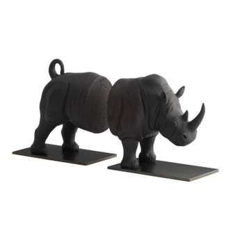 Etosha Bookends, Set of 2 in Charcoal/Bronze (314|ATC11)