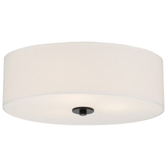 Mid Town LED Flush Mount in Matte Black (18|64063LEDDLP-MBL/WH)