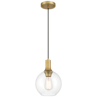 Chantelle One Light Pendant in Antique Brushed Brass (18|63090-ABB/CLR)