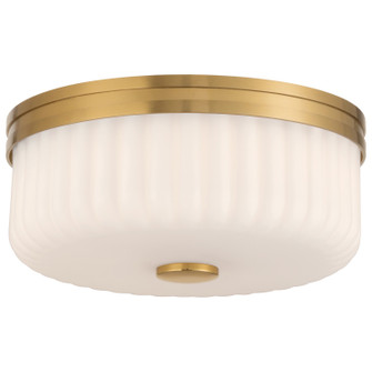 Daniella LED Flush Mount in Antique Brass (18|63048LEDDCS-AB/OPL)