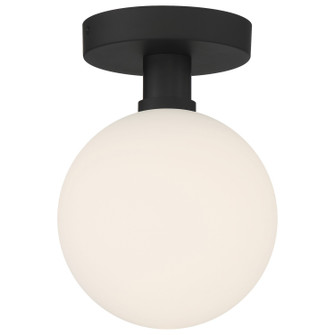 Michelle LED Semi Flush Mount in Matte Black (18|20495LEDD-MBL/OPL)