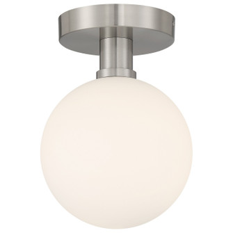 Michelle LED Semi Flush Mount in Brushed Steel (18|20495LEDD-BS/OPL)