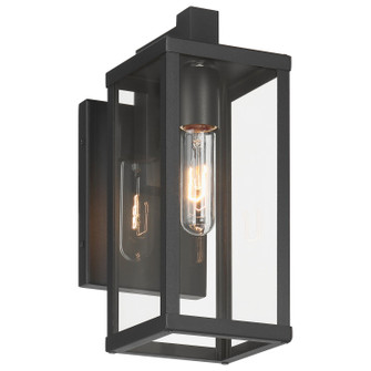Augusta One Light Outdoor Wall Mount in Black (18|20152MG-BL/CLR)