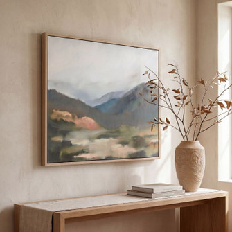 Fading Memory Abstract Painting in Light Oak (52|32556)