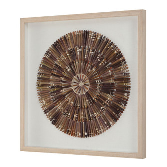 Tiger Sea Urchin Shadow Box in Natural Pine Wood (52|03501)