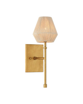 Francie LED Wall Sconce in Antique Gold Leaf / Natural (142|5000-0316)