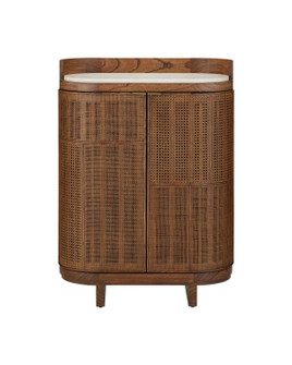 Virtuosity Bar Cabinet in Brushed Driftwood / Natural / Brass (142|3000-0346)