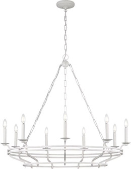 Brighton Nine Light Chandelier in Aged Pewter (454|SCCHCCH120APL)