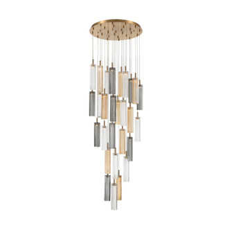 Addis LED Pendant in Aged Brass (60|ADD-415-AG-AU)