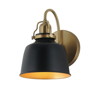 Hollis One Light Wall Sconce in Natural Aged Brass (16|21421BKNAB)