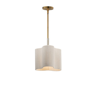Corsica One Light Pendant in Natural Aged Brass (16|12831OFNAB)