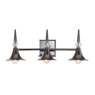 Tromba Three Light Bath Vanity in Black Chrome (137|V67921BC)