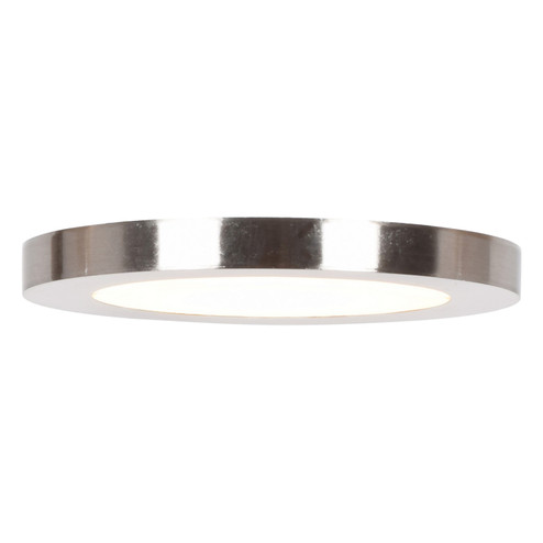 Disc LED Flush Mount in Brushed Steel (18|20811LEDD-BS/ACR)