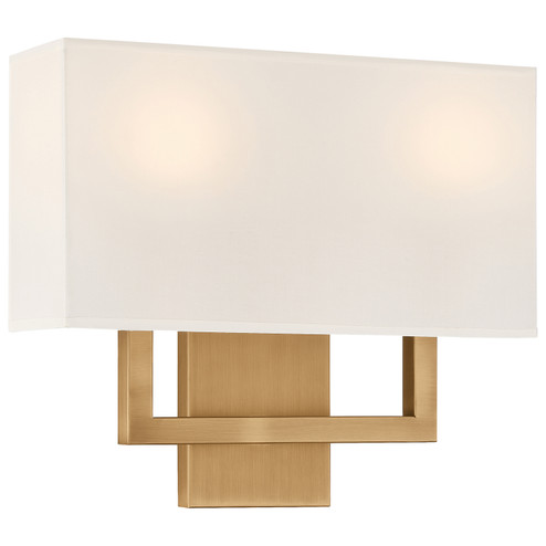 Mid Town LED Wall Sconce in Antique Brushed Brass (18|64062LEDDLP-ABB/WH)