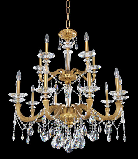 Jolivet 15 Light Chandelier in Historic Brass (238|021772-032-FR001)