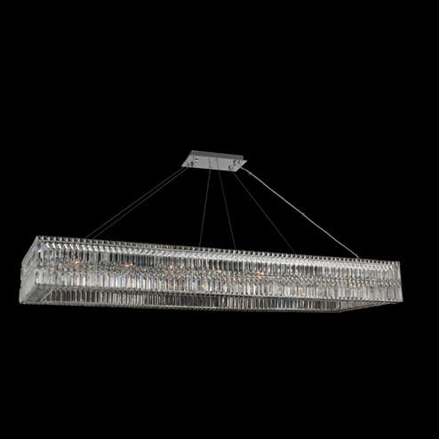 Rettangolo 20 Light Island Pendant in Chrome (238|035062-010-FR001)