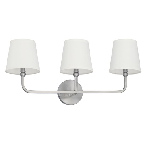 Dawson Three Light Vanity in Brushed Nickel (65|119331BN-674)