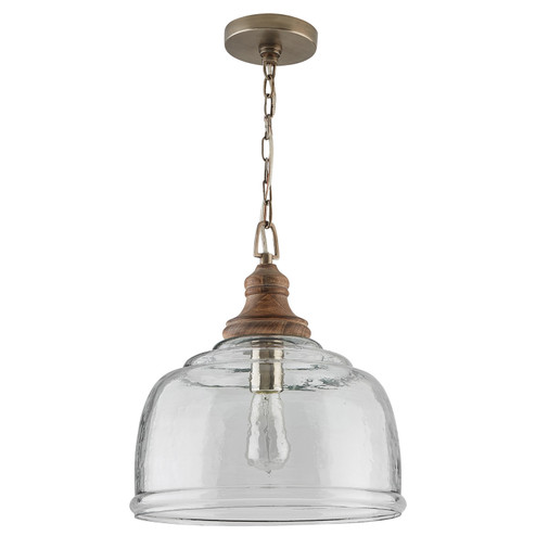 Julian One Light Pendant in Grey Wash (65|330318GY)