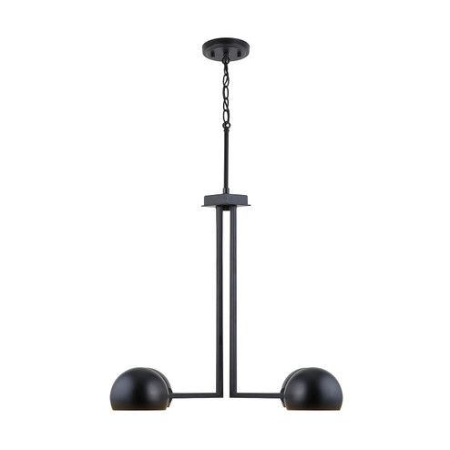 Hadley Four Light Chandelier in Matte Black (65|433141MB)