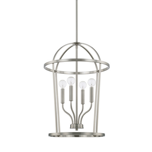 Greyson Four Light Foyer in Brushed Nickel (65|528541BN)