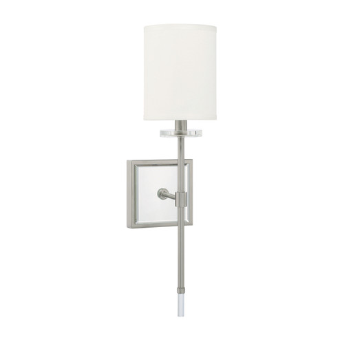 Edin One Light Wall Sconce in Brushed Nickel (65|628413BN-684) Edin One Light Wall Sconce in Brushed Nickel (65|628413BN-684)