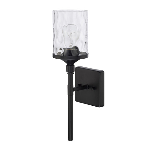 Colton One Light Wall Sconce in Matte Black (65|628811MB-451)