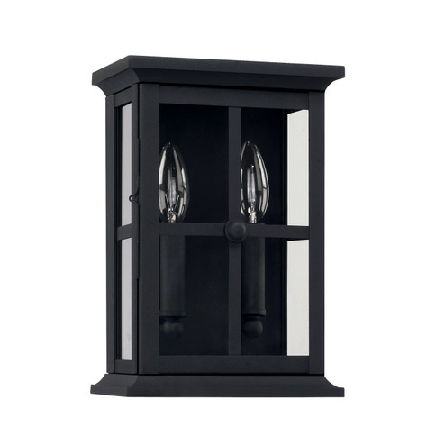 Mansell Two Light Outdoor Wall Lantern in Black (65|926421BK)